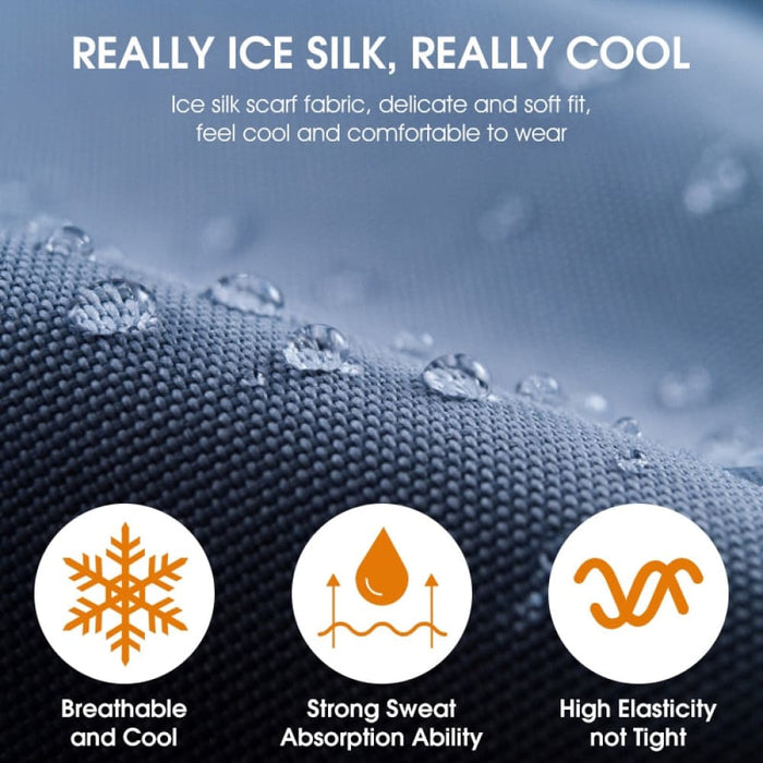 Ice Silk Fabric Balaclava Face Mask for Outdoor Sport