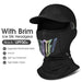 Ice Silk Fabric Balaclava Face Mask for Outdoor Sport