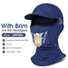 Ice Silk Fabric Balaclava Face Mask for Outdoor Sport