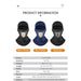 Ice Silk Fabric Balaclava Face Mask for Outdoor Sport