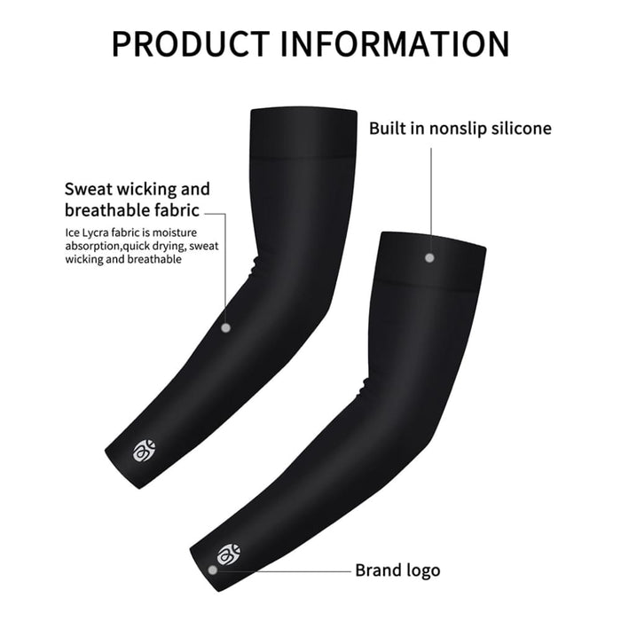 Ice Silk Fabric Uv Protection Arm Sleeves with Breathable