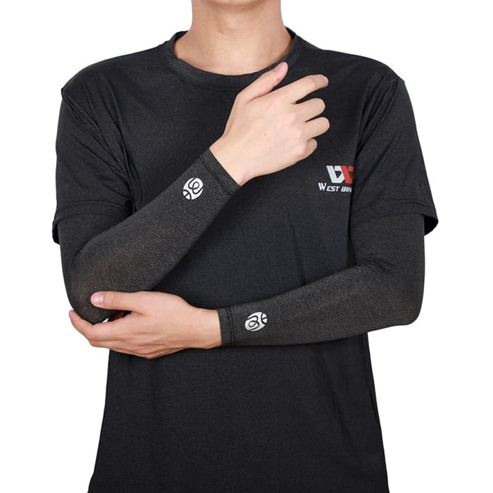 Ice Silk Fabric Uv Protection Arm Sleeves with Breathable