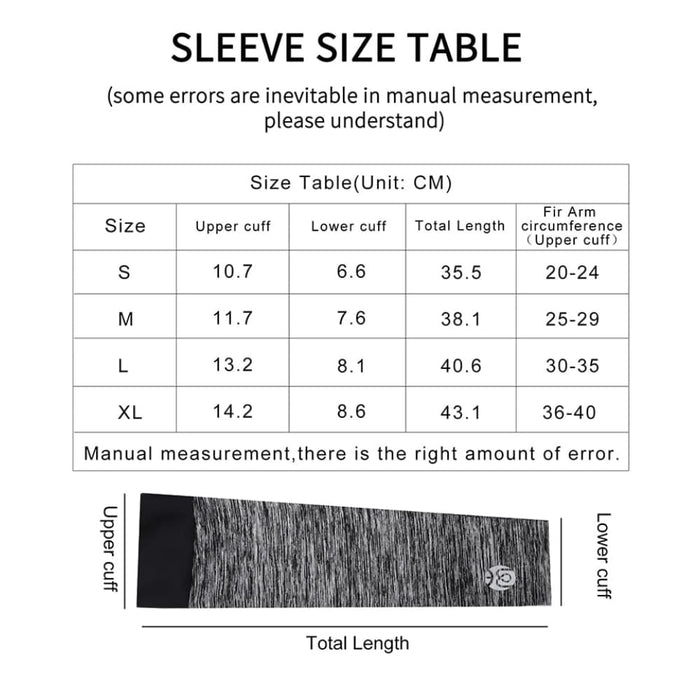 Ice Silk Fabric Uv Protection Arm Sleeves with Breathable