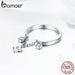 Silver Rings 925 Stelring Chain Ring For Women
