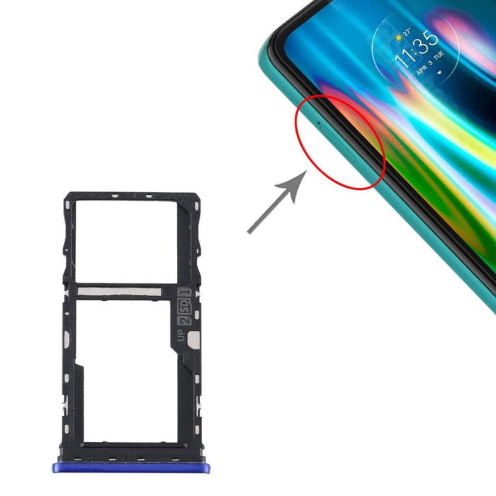 Sim Card Tray / Micro Sd For Motorola Moto G9 Play/moto