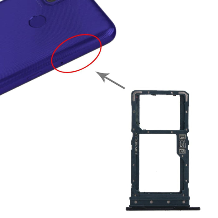 Sim Card Tray / Micro Sd For Motorola Moto G9 Power Xt2091 3