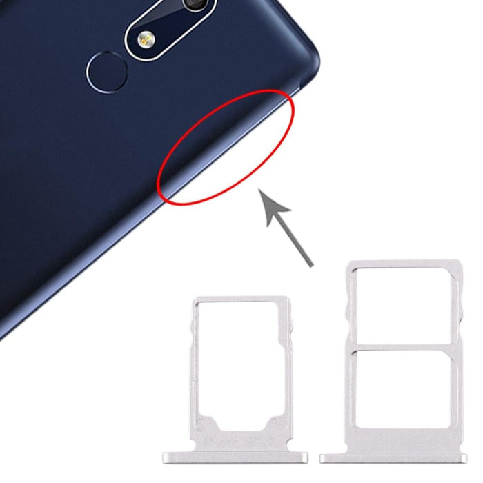 Sim Card Tray Micro Sd For Nokia 5.1 Ta 1075