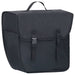 Single Bicycle Bag for Pannier Rack Waterproof 21 l Black