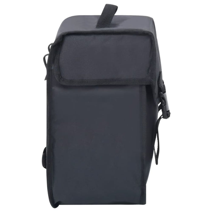 Single Bicycle Bag for Pannier Rack Waterproof 21 l Black