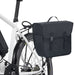Single Bicycle Bag for Pannier Rack Waterproof 21 l Black