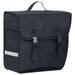 Single Bicycle Bag for Pannier Rack Waterproof 21 l Black