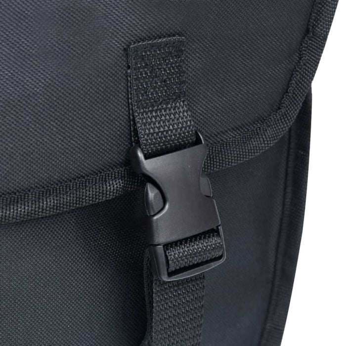 Single Bicycle Bag for Pannier Rack Waterproof 21 l Black