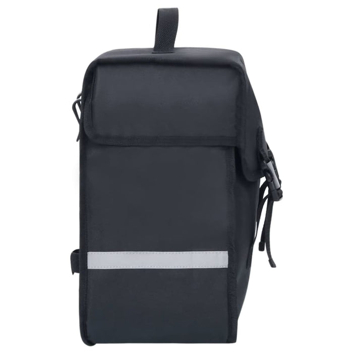 Single Bicycle Bag for Pannier Rack Waterproof 21 l Black