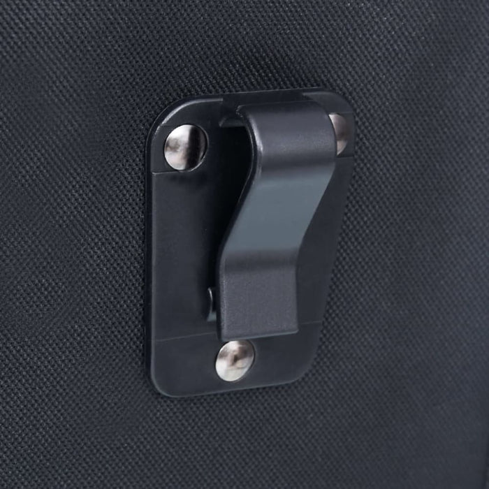 Single Bicycle Bag for Pannier Rack Waterproof 21 l Black