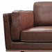 Single Seater Armchair Faux Leather Sofa Modern Lounge