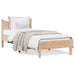 Single Size Bed Frame 90x190 Cm Solid Wood Pine Naaipt