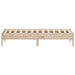 Single Size Bed Frame 90x190 Cm Solid Wood Pine Naxixl