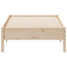 Single Size Bed Frame 90x190 Cm Solid Wood Pine Naxixl
