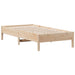 Single Size Bed Frame 90x190 Cm Solid Wood Pine Naxixl