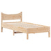 Single Size Bed Frame 92x187 Cm Solid Wood Pine Naaiti