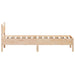Single Size Bed Frame 92x187 Cm Solid Wood Pine Naaiti