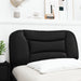 Single Size Headboard Cushion Black 90 Cm Faux Leather
