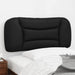Single Size Headboard Cushion Black 90 Cm Faux Leather