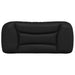 Single Size Headboard Cushion Black 90 Cm Faux Leather