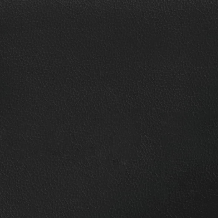 Single Size Headboard Cushion Black 90 Cm Faux Leather