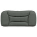 Single Size Headboard Cushion Dark Grey 90 Cm Fabric Tiaptn