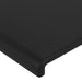Single Size Headboard With Ears Black 103x23x118/128 Cm