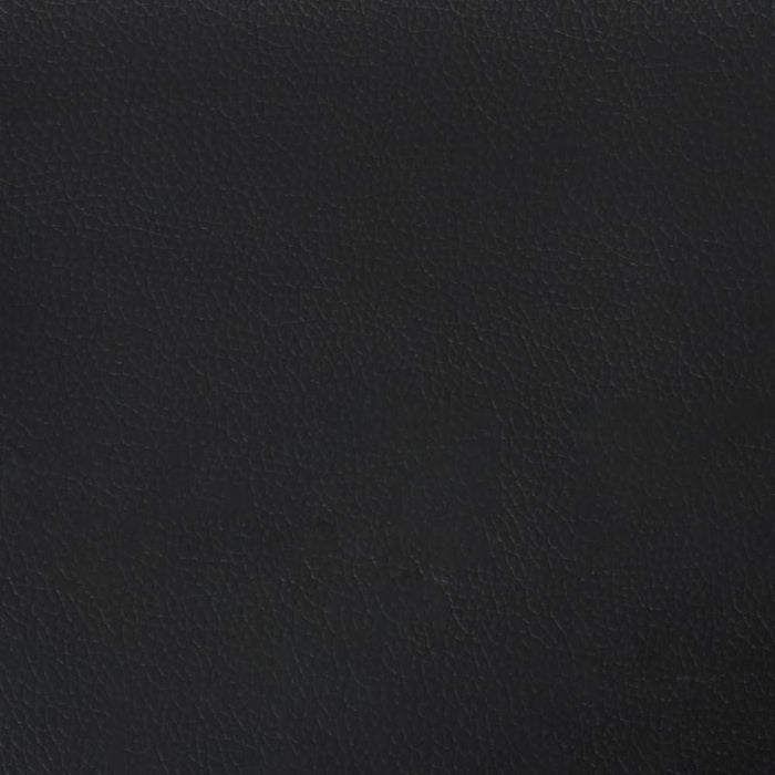 Single Size Headboard With Ears Black 103x23x118/128 Cm