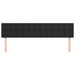 Single Size Headboards 2 Pcs Black 100x5x78/88 Cm Faux