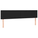 Single Size Headboards 2 Pcs Black 100x5x78/88 Cm Faux
