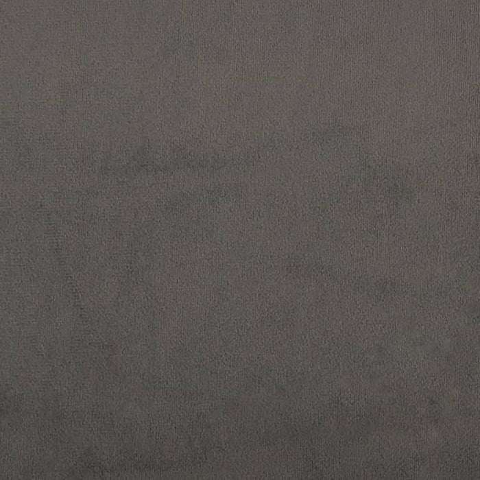 Single Size Headboards 4 Pcs Dark Grey 80x5x78/88 Cm Velvet