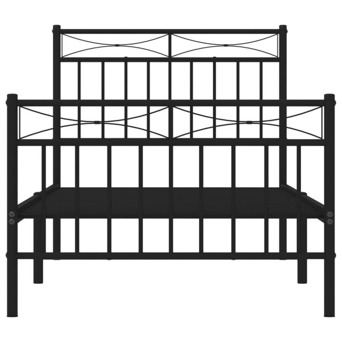 Single Size Metal Bed Frame with Headboard