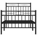 Single Size Metal Bed Frame with Headboard