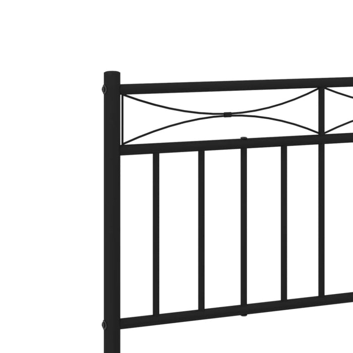 Single Size Metal Bed Frame with Headboard