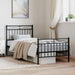 Single Size Metal Bed Frame with Headboard