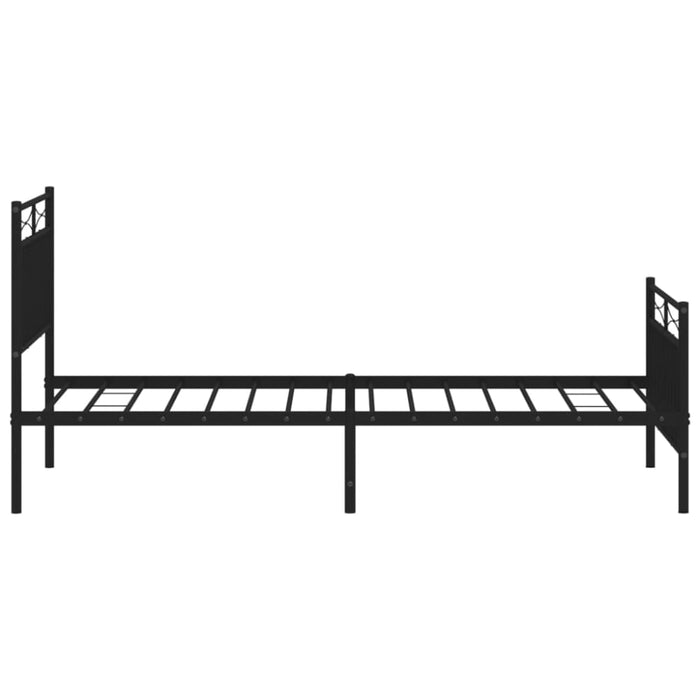 Single Size Metal Bed Frame with Headboard