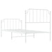 Single Size Metal Bed Frame with Headboard