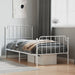 Single Size Metal Bed Frame with Headboard