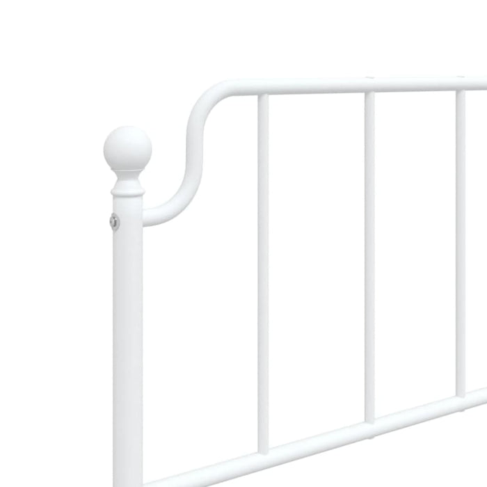 Single Size Metal Bed Frame with Headboard