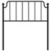 Single Size Metal Headboard Black 90 Cm Titkop