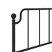 Single Size Metal Headboard Black 90 Cm Titkop