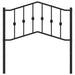Single Size Metal Headboard Black 90 Cm Titnoi