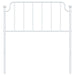 Single Size Metal Headboard White 90 Cm Titkla