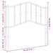 Single Size Metal Headboard White 90 Cm Titnll
