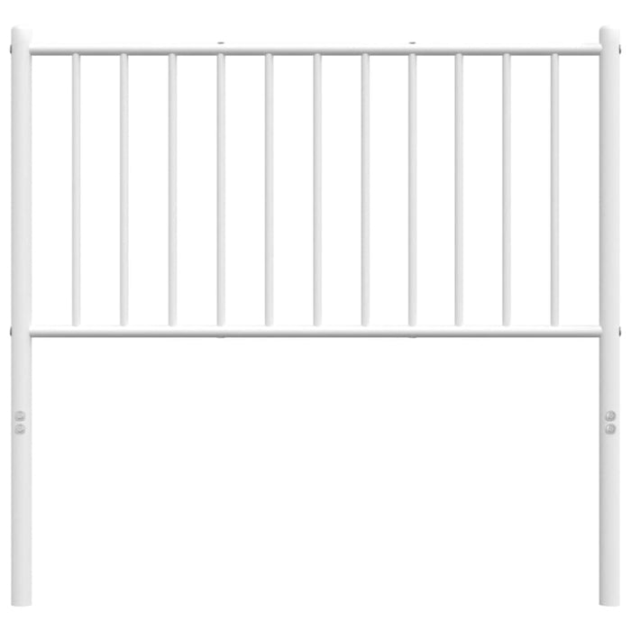 Single Size Metal Headboard White 90 Cm Tpbkpk