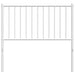 Single Size Metal Headboard White 90 Cm Tpbkpk